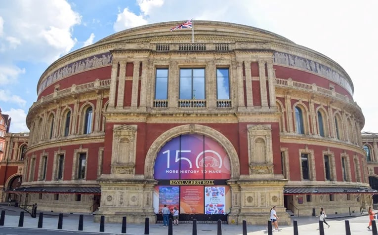 Concert venue Royal Albert Hall in London