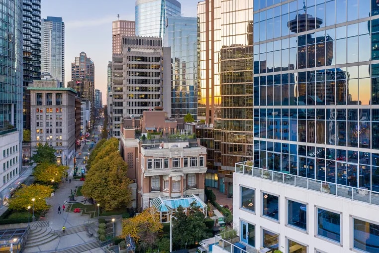 Apartment building in Vancouver Canada