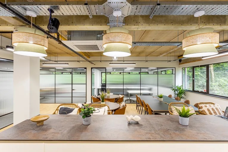 Interior view of an office in Plymouth