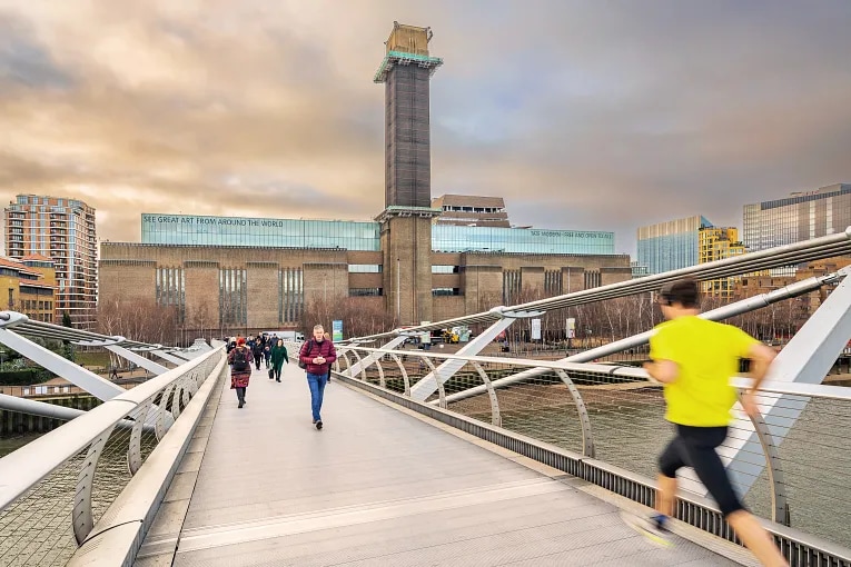 The Tate Modern - an art gallery housed in a former power station