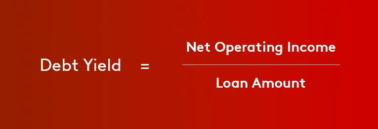 Debt yield calculation and formula